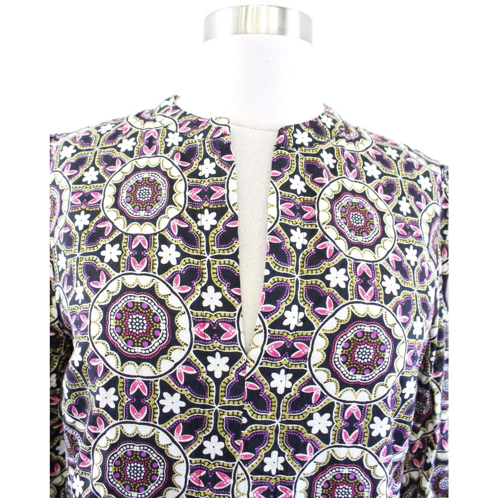 NWT Jude Connally Medallion Mosaic Print Tiered Midi Maxi Dress Size XS Tie - Picture 6 of 8